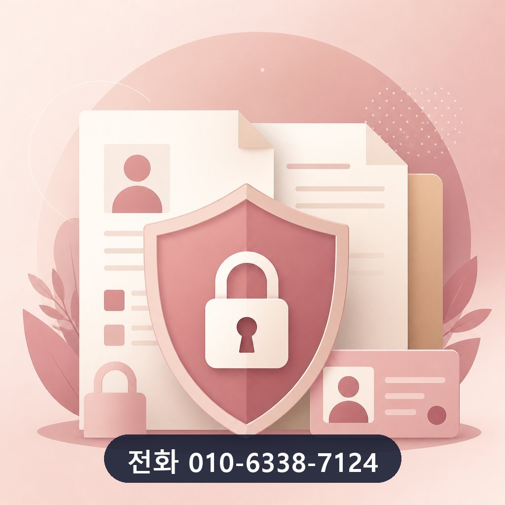 BC카드 카드깡 업체 개인정보 보호 이미지 · 문의 010-6338-7124